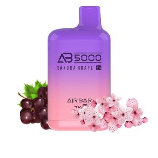 Air Bar AB5000 5000 Puffs Disposable Vape (Sakura Grape)